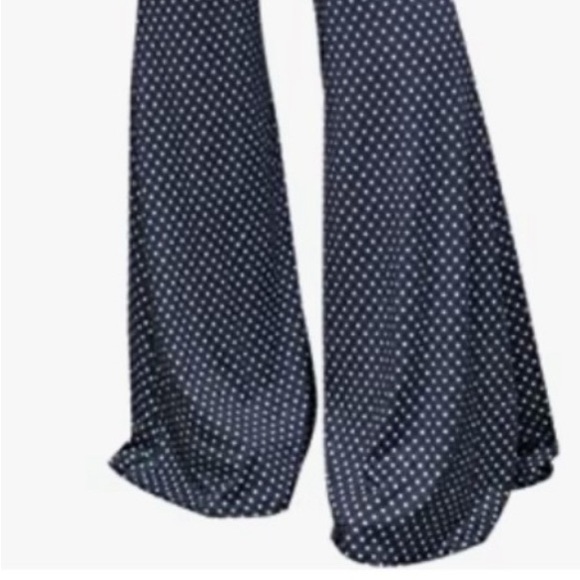 Polka dot bohemian bell bottom flared pant festival rave high waisted boho sexy